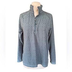 Eddie‎ Bauer Green Quarter-Zip Pullover